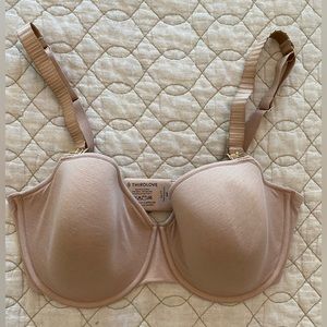 ThirdLove nursing t-shirt bra, 34F, taupe, barely used